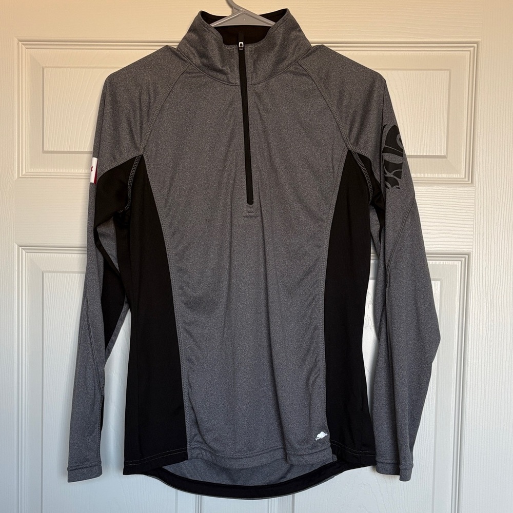 Roots Charcoal and Black Full-Zip Jacket